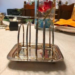 Vintage HENRY WILKINSON & CO Sheffield Toast Or Card Holder